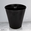 image:imageBROOKSTONE Decorative Metallic Bronze Waste Basket Trash Can  Stylish and Functional Addition to Any RoomBlack
