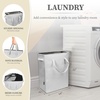 image:imageBROOKSTONE Slim Laundry Hamper with Handles Perfectly Sized for Everyday Use Foldable Travel Laundry Bag for Dirty Clothes Laundry Basket for Dorms and Bedrooms