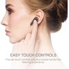 image:imageBrookstone AirPhones True Wireless Earbuds Passive Noise Cancelling TWS Bluetooth Headphones Touch Controls Wireless Charging Case IPX5 Deep Bass Builtin Mic Includes Extra EarCups