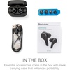 image:imageBrookstone AirPhones True Wireless Earbuds Passive Noise Cancelling TWS Bluetooth Headphones Touch Controls Wireless Charging Case IPX5 Deep Bass Builtin Mic Includes Extra EarCups