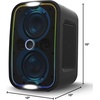 image:imageBrookstone Bluetooth Speakers IPX5 Waterproof Outdoor Speaker Portable Bluetooth Speaker with LED Light Show 60 Watt RMS Speaker Wireless Charging Pad for Smartphone Connect Multiple Speakers
