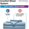 image:imageBrookstone Comfort Cooling Queen Sheet Set 4Piece GrayFaded Denim