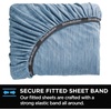 image:imageBrookstone Comfort Cooling Queen Sheet Set 4Piece GrayFaded Denim