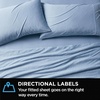 image:imageBrookstone Comfort Cooling Queen Sheet Set 4Piece GrayFaded Denim