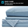 image:imageBrookstone Comfort Cooling Queen Sheet Set 4Piece GrayFaded Denim
