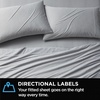 image:imageBrookstone Comfort Cooling Queen Sheet Set 4Piece GrayGray