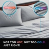 image:imageBrookstone Comfort Cooling Queen Sheet Set 4Piece GrayGray