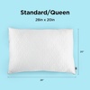 image:imageBrookstone CoolSense Down Alternative Pillow 2 Pack StandardQueen WhiteCoolSense