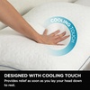 image:imageBrookstone CoolSense Down Alternative Pillow 2 Pack StandardQueen WhiteCoolSense