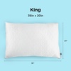 image:imageBrookstone CoolSense Down Alternative Pillow 2 Pack StandardQueen WhiteCoolSense