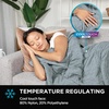 image:imageBrookstone Cooling Comfort Throw Blanket Oversized Faded DenimGreen Milieu