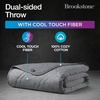 image:imageBrookstone Cooling Comfort Throw Blanket Oversized Faded DenimQuite Shade