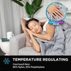 image:imageBrookstone Cooling Comfort Throw Blanket Oversized Faded DenimQuite Shade