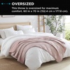 image:imageBrookstone Cooling Comfort Throw Blanket Oversized Faded DenimRose Smoke