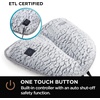 image:imageBrookstone Electric Foot Warmer with 4 Heat Settings Sherpa LinedLuxe  Grey