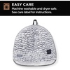 image:imageBrookstone Electric Foot Warmer with 4 Heat Settings Sherpa LinedLuxe  Grey