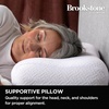 image:imageBrookstone Elite Cooling Memory Foam Pillow 27 x 20 in WhiteMemory Foam