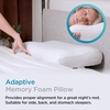 image:imageBrookstone Elite Cooling Memory Foam Pillow 27 x 20 in WhiteMemory Foam