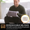 image:imageBrookstone Faux Fur Hand Warmer Muff with Microwavable Gel PackCharcoal