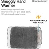 image:imageBrookstone Faux Fur Hand Warmer Muff with Microwavable Gel PackCharcoal