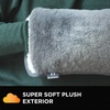 image:imageBrookstone Faux Fur Hand Warmer Muff with Microwavable Gel PackCharcoal