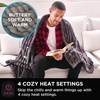 image:imageBrookstone Heated Faux Fur Throw Blanket 50 x 60 in Charcoal
