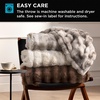 image:imageBrookstone Heated Faux Fur Throw Blanket 50 x 60 in IvoryIvory