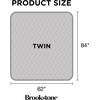 image:imageBrookstone Heated Plush Herringbone Blanket King CharcoalGray