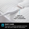 image:imageBrookstone Matelasse Knit Heated Mattress Pad Twin WhiteWhite