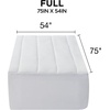 image:imageBrookstone Matelasse Knit Heated Mattress Pad Twin WhiteWhite