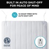 image:imageBrookstone Matelasse Knit Heated Mattress Pad Twin WhiteWhite