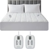 image:imageBrookstone Matelasse Knit Heated Mattress Pad Twin WhiteWhite