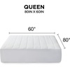 image:imageBrookstone Matelasse Knit Heated Mattress Pad Twin WhiteWhite