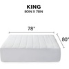 image:imageBrookstone Matelasse Knit Heated Mattress Pad Twin WhiteWhite