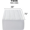image:imageBrookstone Matelasse Knit Heated Mattress Pad Twin WhiteWhite