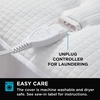 image:imageBrookstone Matelasse Knit Heated Mattress Pad Twin WhiteWhite