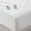 image:imageBrookstone Matelasse Knit Heated Mattress Pad Twin WhiteWhite Cotton