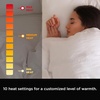 image:imageBrookstone Matelasse Knit Heated Mattress Pad Twin WhiteWhite Cotton