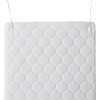 image:imageBrookstone Matelasse Knit Heated Mattress Pad Twin WhiteWhite Cotton