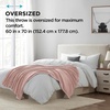 image:imageBrookstone Nap Plush Throw Blanket for Couch SilverBlush
