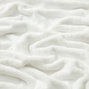 image:imageBrookstone Nap Plush Throw Blanket for Couch SilverWhite