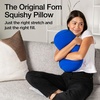 image:imageBrookstone Squishy FOM Cushion Pillow Small 12 x 7 in LilacBlue