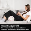image:imageBrookstone Squishy FOM Cushion Pillow Small 12 x 7 in LilacButterflies