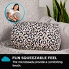 image:imageBrookstone Squishy FOM Cushion Pillow Small 12 x 7 in LilacCheetah Linen