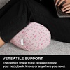 image:imageBrookstone Squishy FOM Cushion Pillow Small 12 x 7 in LilacDitsy Daisy Pink