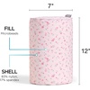image:imageBrookstone Squishy FOM Cushion Pillow Small 12 x 7 in LilacDitsy Daisy Pink