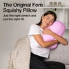 image:imageBrookstone Squishy FOM Cushion Pillow Small 12 x 7 in LilacHearts