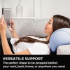 image:imageBrookstone Squishy FOM Cushion Pillow Small 12 x 7 in LilacLight Blue