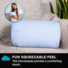 image:imageBrookstone Squishy FOM Cushion Pillow Small 12 x 7 in LilacLight Blue