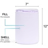 image:imageBrookstone Squishy FOM Cushion Pillow Small 12 x 7 in LilacLilac